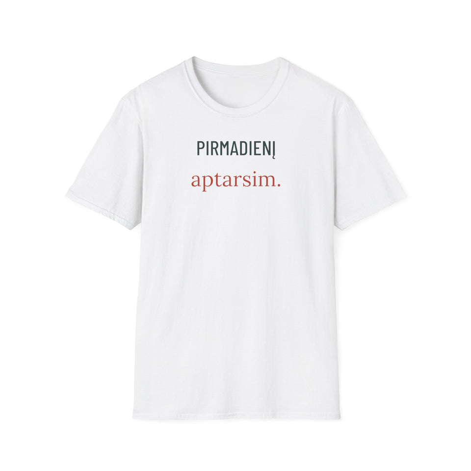 Pirmadienį aptarsim – Balta
