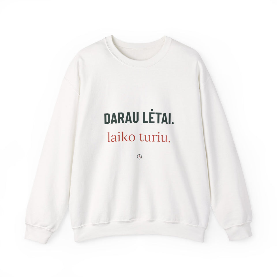 Darau lėtai. Laiko turiu – Balta