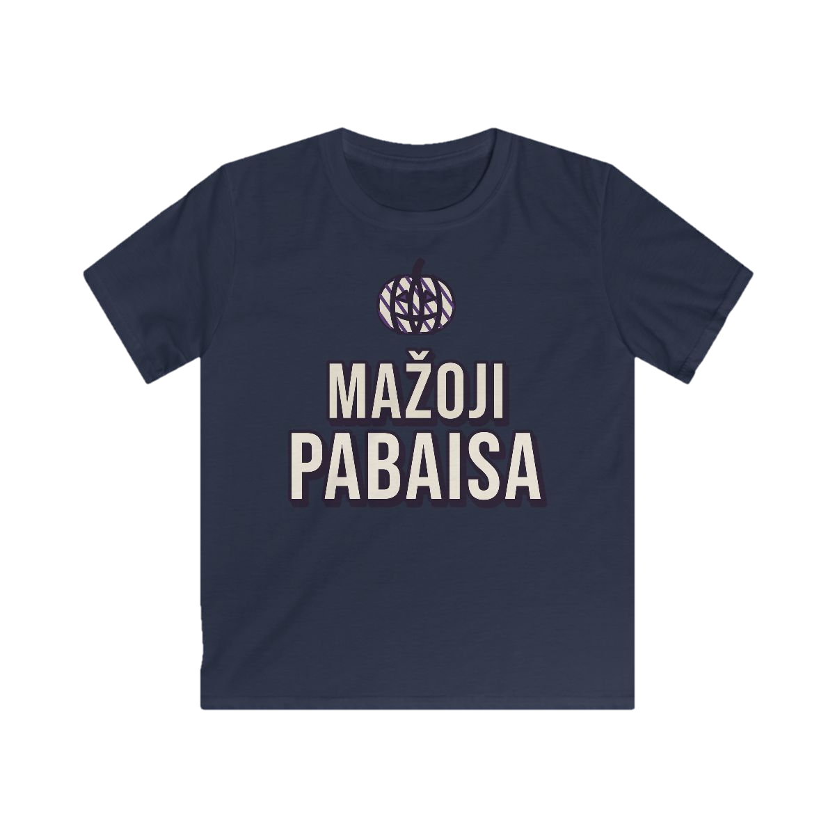 Vaikiški marškinėliai „Mažoji pabaisa“ – tamsiai mėlyna