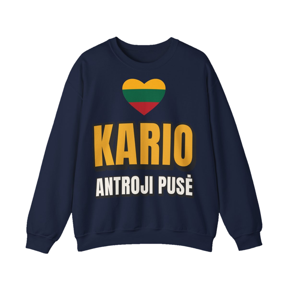Džemperis „Kario antroji pusė“ – tamsiai mėlyna
