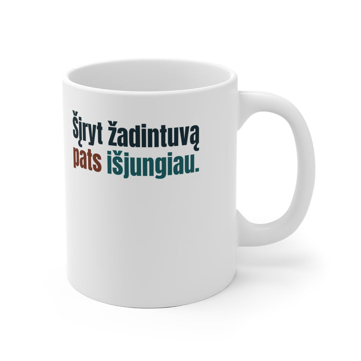 Šįryt žadintuvą pats išjungiau.