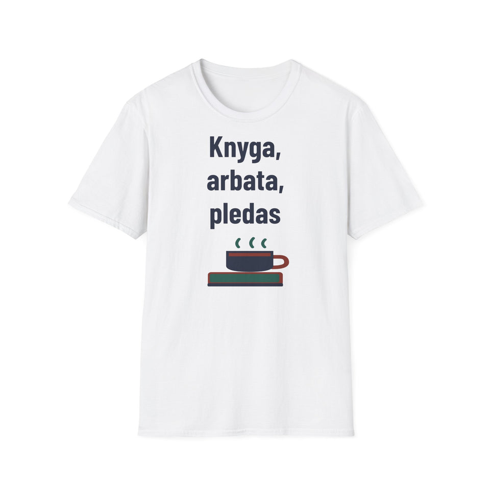 Knyga, arbata, pledas