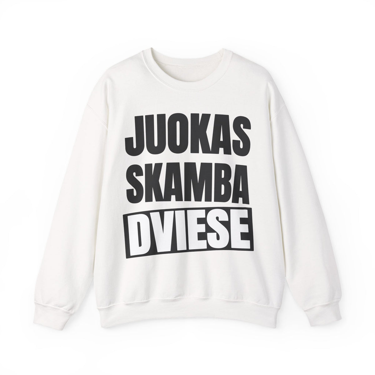 Juokas skamba dviese.