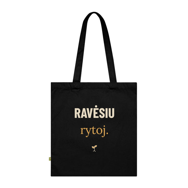 Medžiaginis krepšys „Ravėsiu rytoj“ – Westford Mill W801 gaminio vaizdas 1