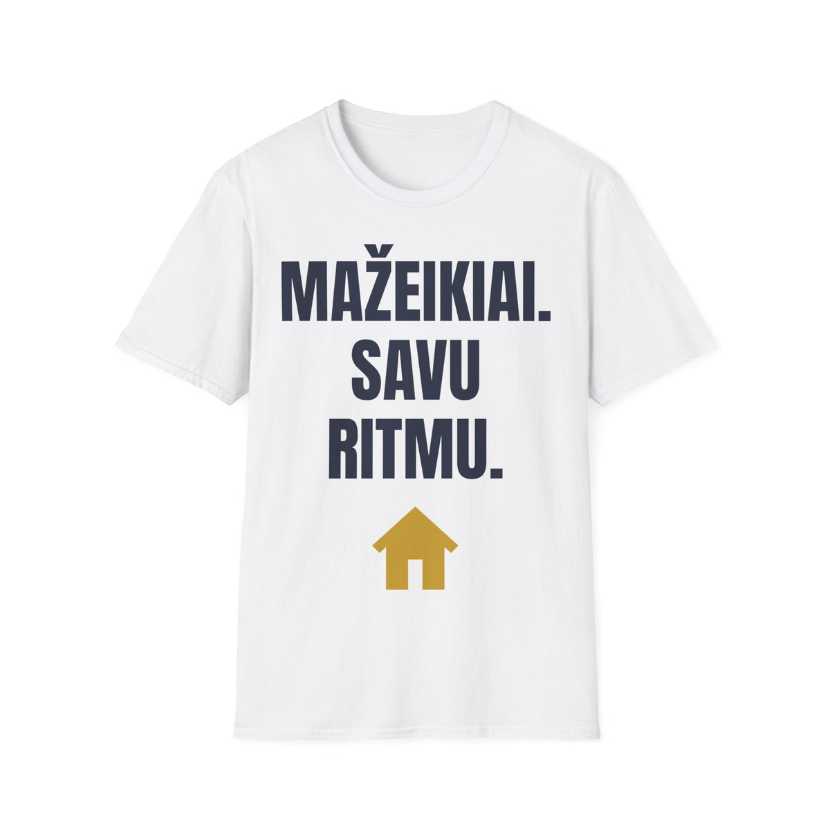 Mažeikiai. Savu ritmu. — Marškinėliai, spauda priekyje