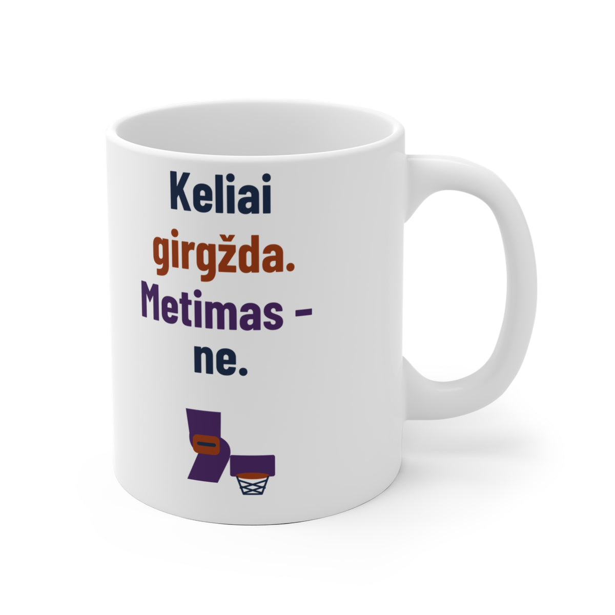 Keliai girgžda. Metimas – ne.
