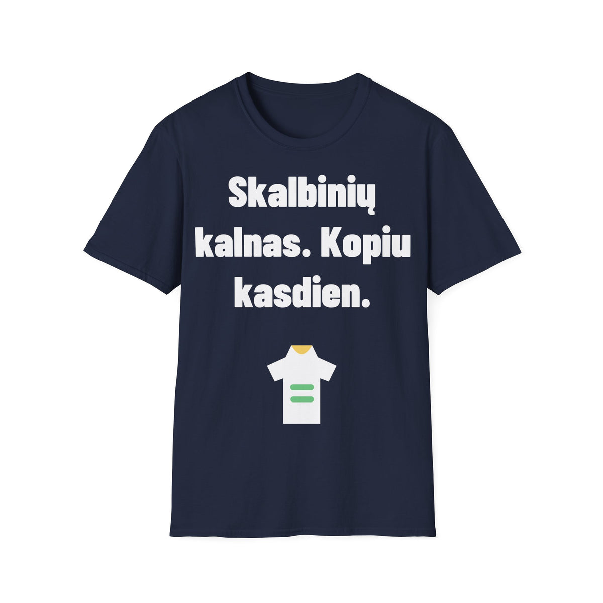 Skalbinių kalnas. Kopiu kasdien.