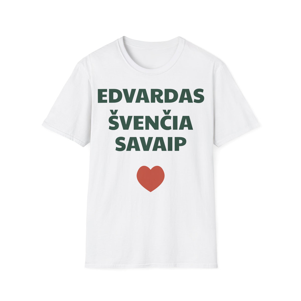 Edvardas švenčia savaip — Marškinėliai, spauda priekyje