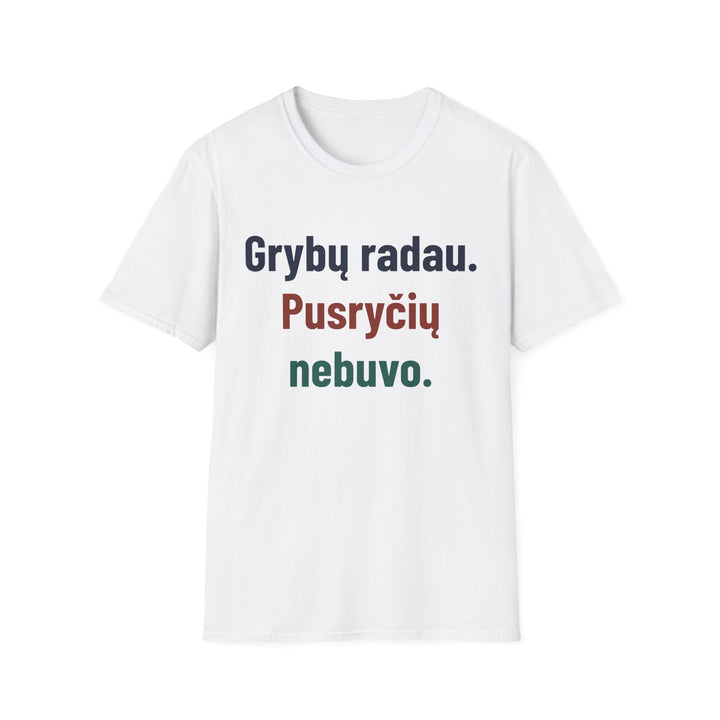 Grybų radau. Pusryčių nebuvo.