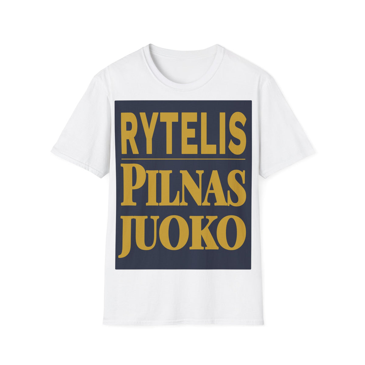 Rytelis pilnas juoko.