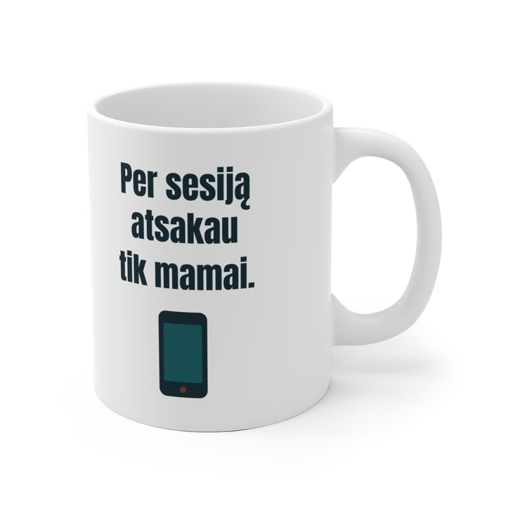 Per sesiją atsakau tik mamai.