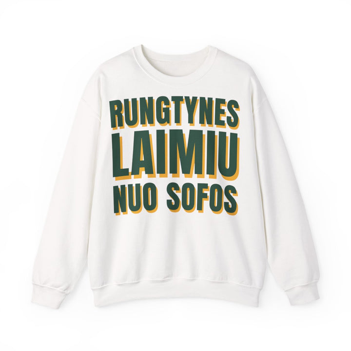 Rungtynes laimiu nuo sofos