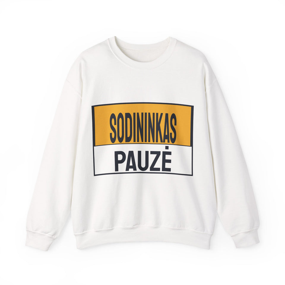 Sodininkas. Pauzė prie daigų.