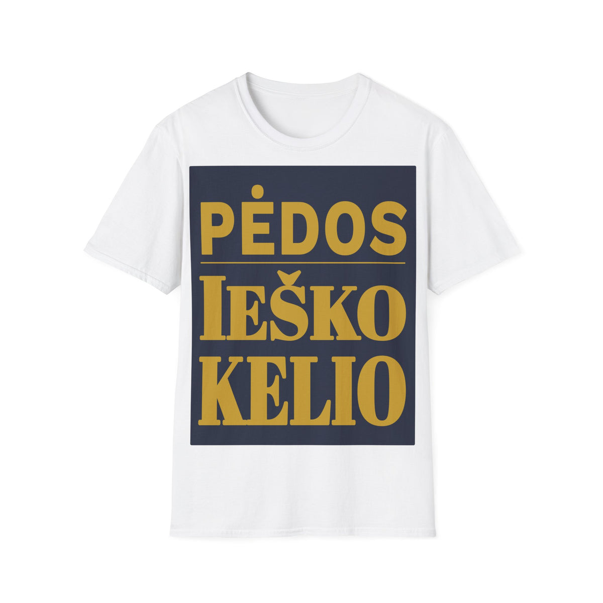 Pėdos ieško kelio.