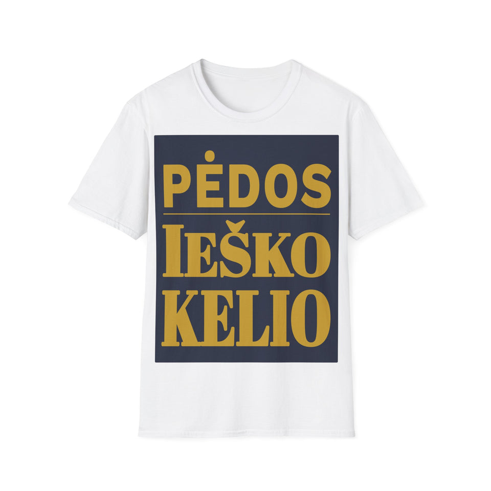 Pėdos ieško kelio.