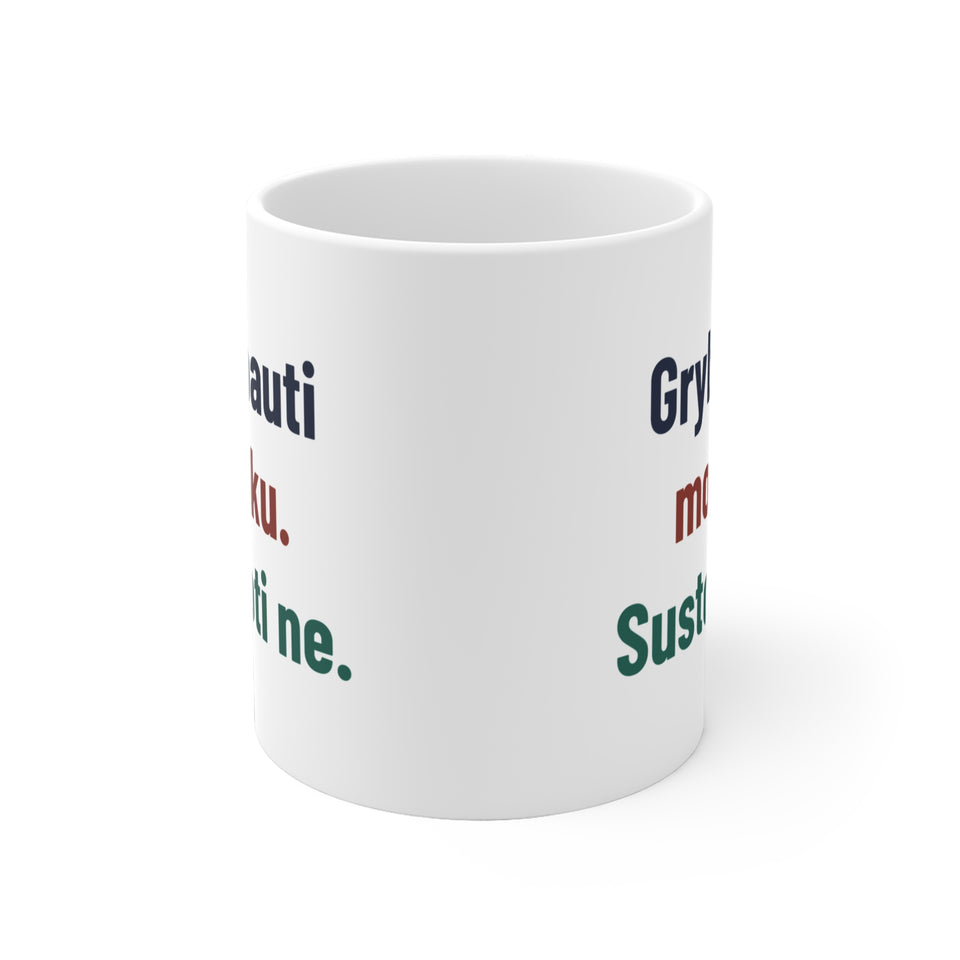 Grybauti moku. Sustoti ne.