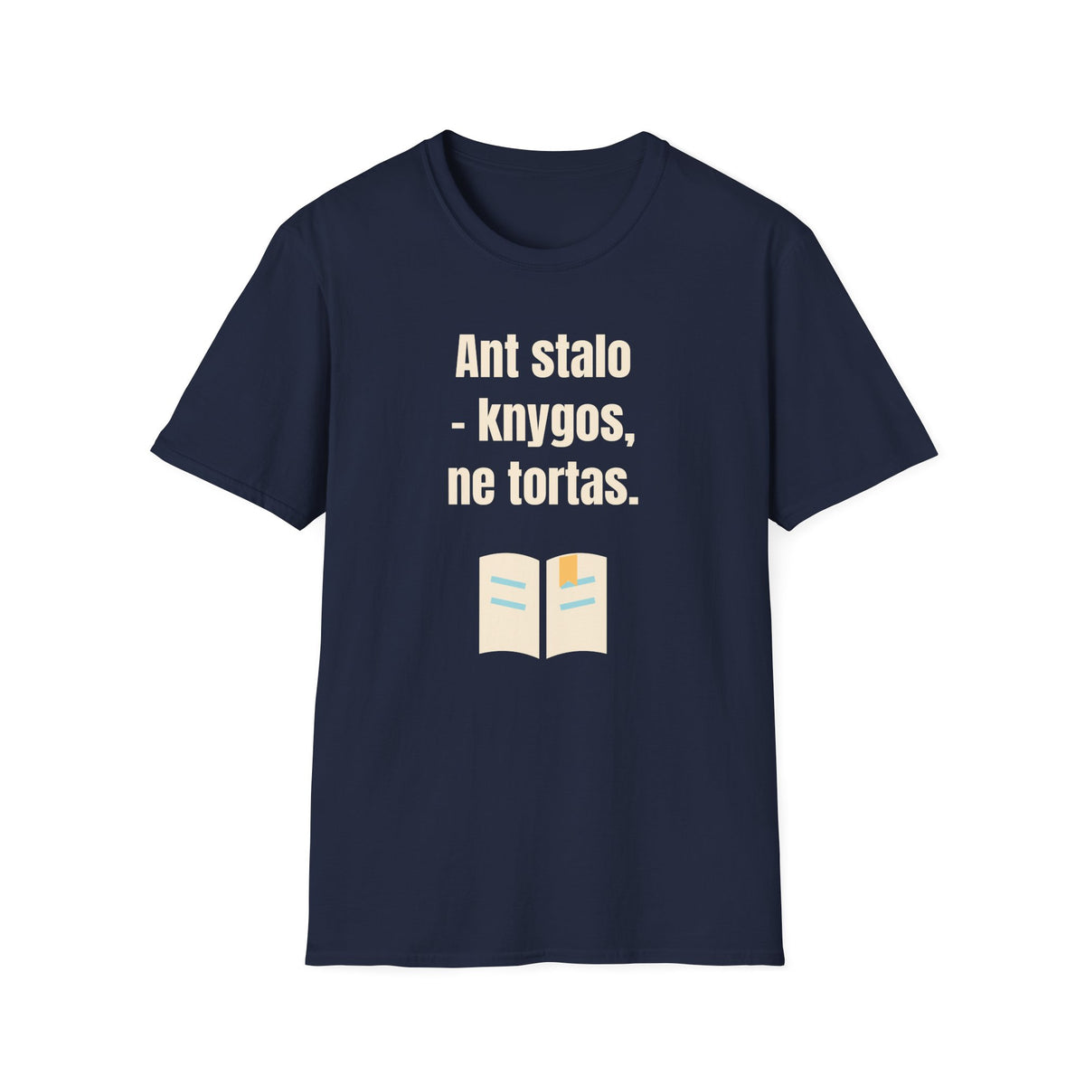 Ant stalo – knygos, ne tortas.