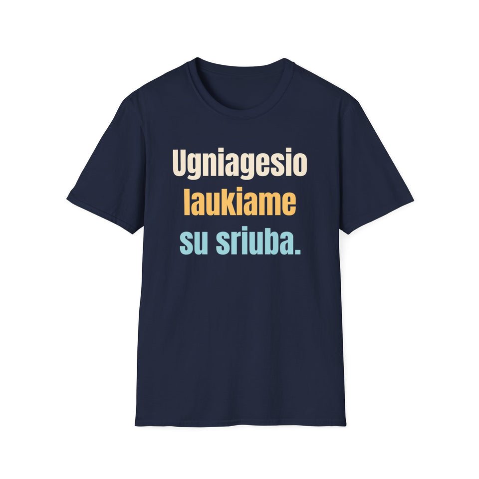 Ugniagesio laukiame su sriuba.