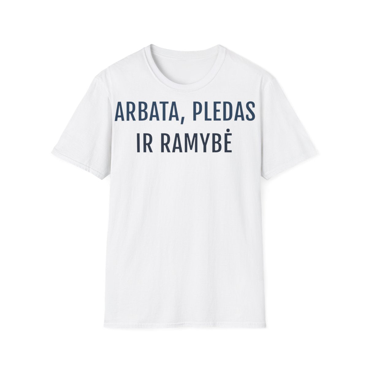 Arbata, pledas ir ramybė · Marškinėliai · priekis