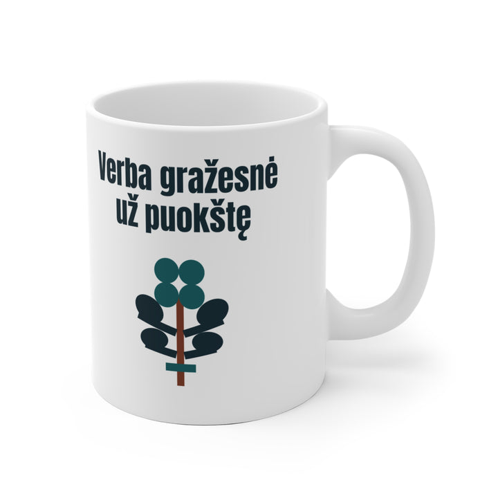 Verba gražesnė už puokštę