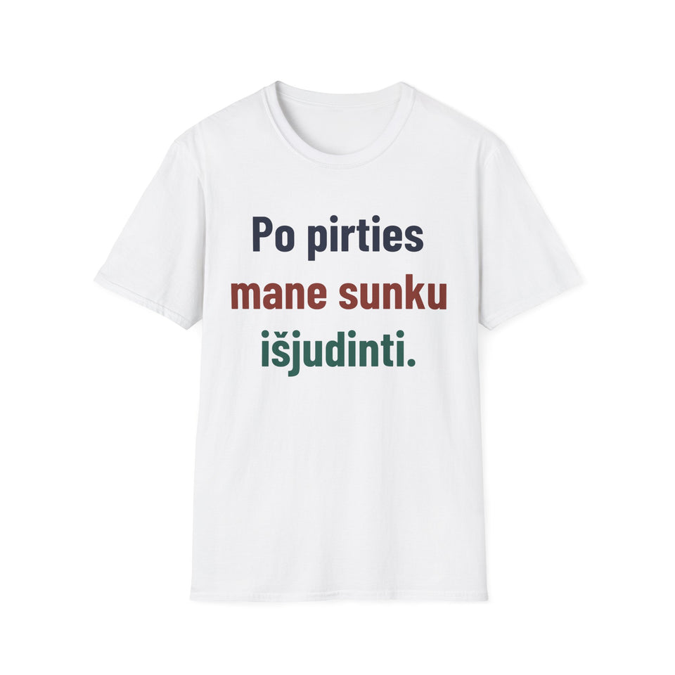 Po pirties mane sunku išjudinti.