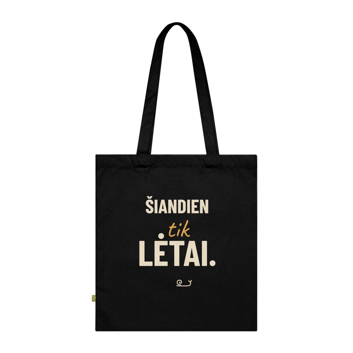 Medžiaginis krepšys „Šiandien tik lėtai“ – Westford Mill W801 gaminio vaizdas 1