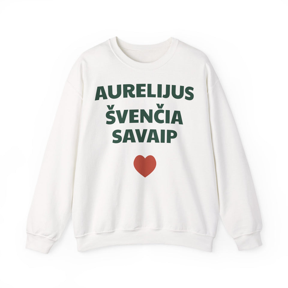 Aurelijus švenčia savaip — Džemperis, spauda priekyje