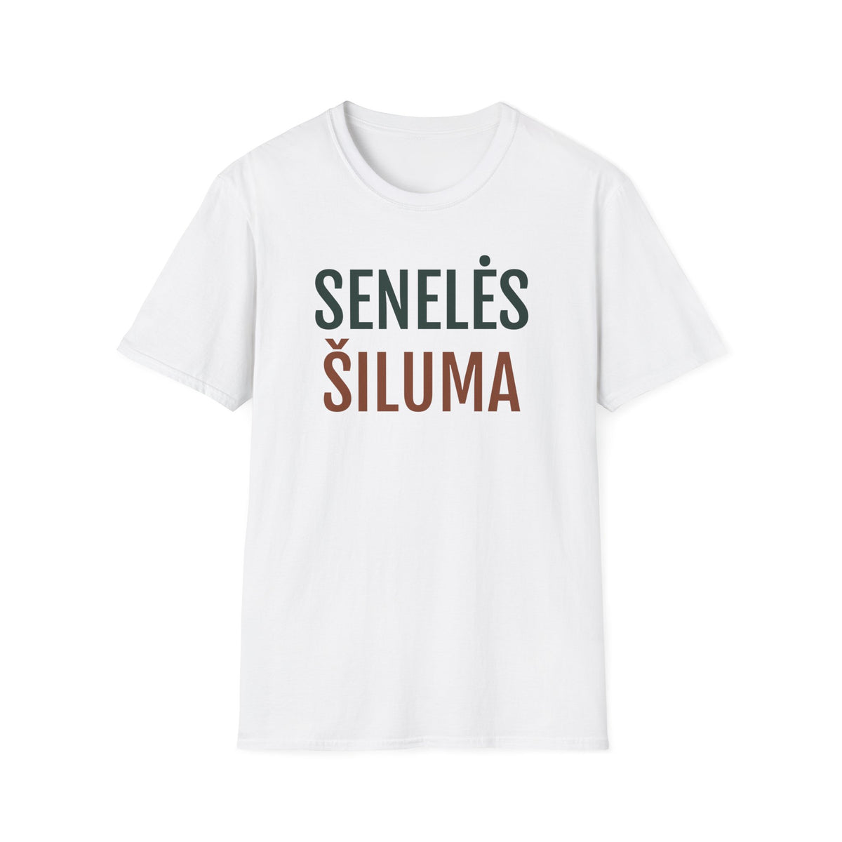 Marškinėliai „Senelės šiluma“ — gaminio maketas 1