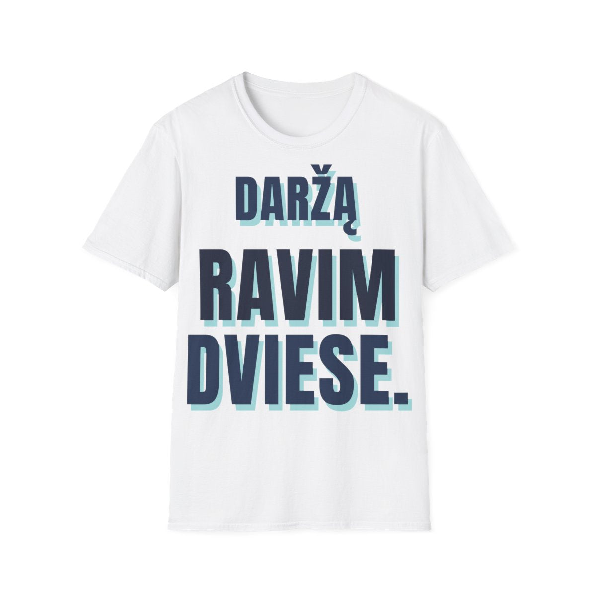 Daržą dalinamės dviese.