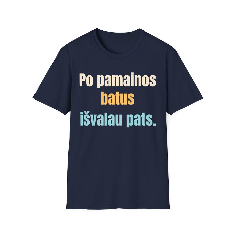Po pamainos batus išvalau pats.