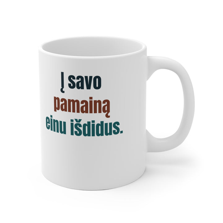 Į savo pamainą einu išdidus.