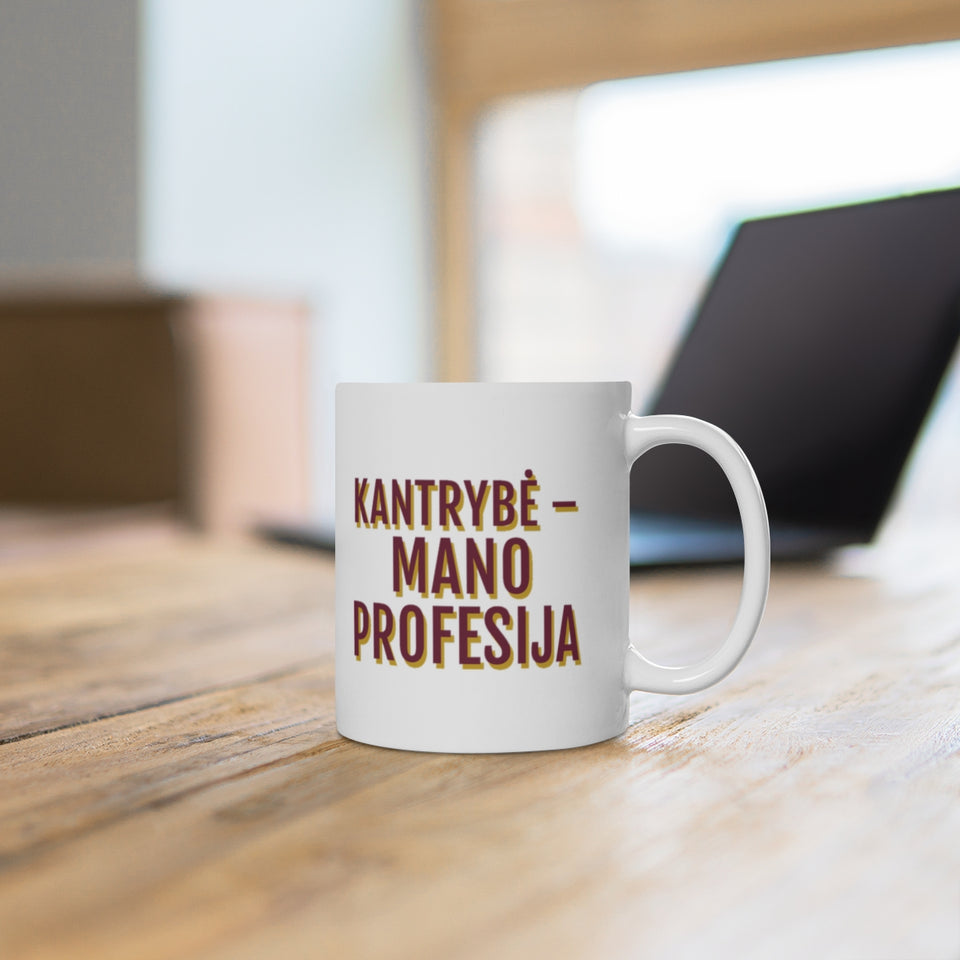 Kantrybė profesinė. – Balta