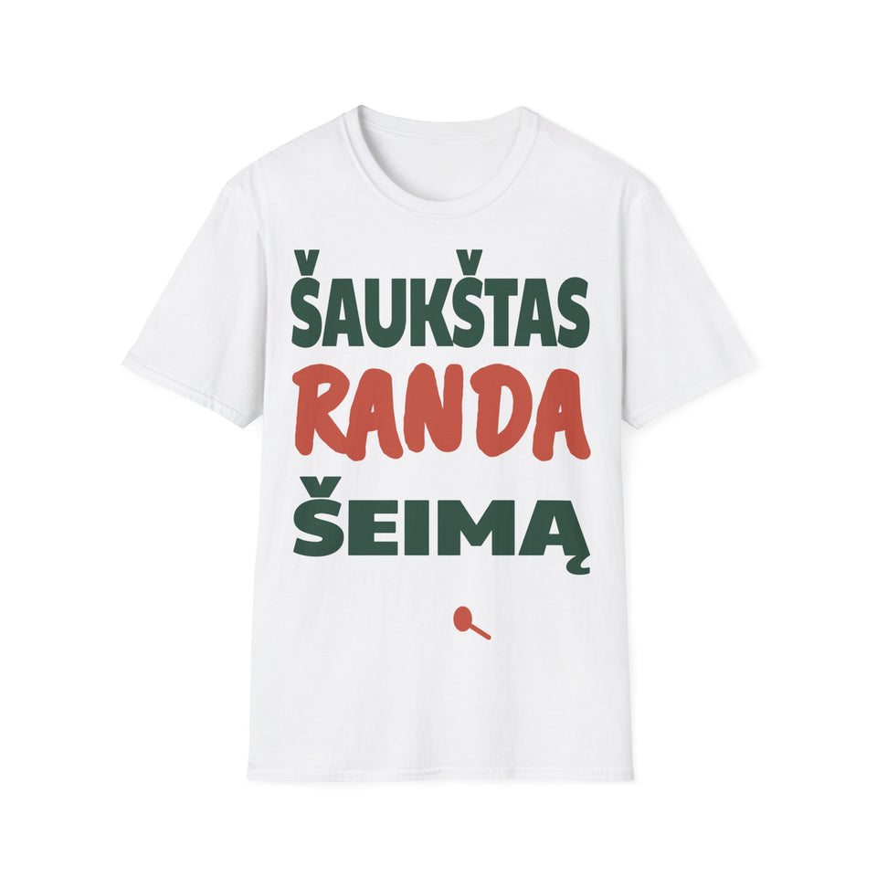 Šaukštas randa šeimą.