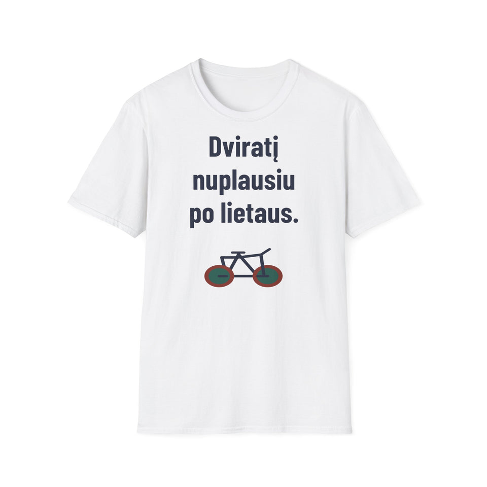 Dviratį nuplausiu po lietaus.