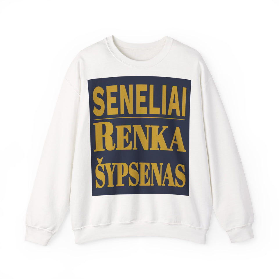 Seneliai renka šypsenas.