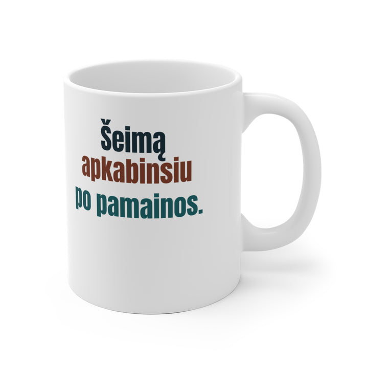 Šeimą apkabinsiu po pamainos.