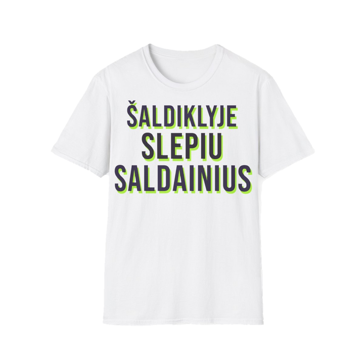 Šaldiklyje slepiu saldainius