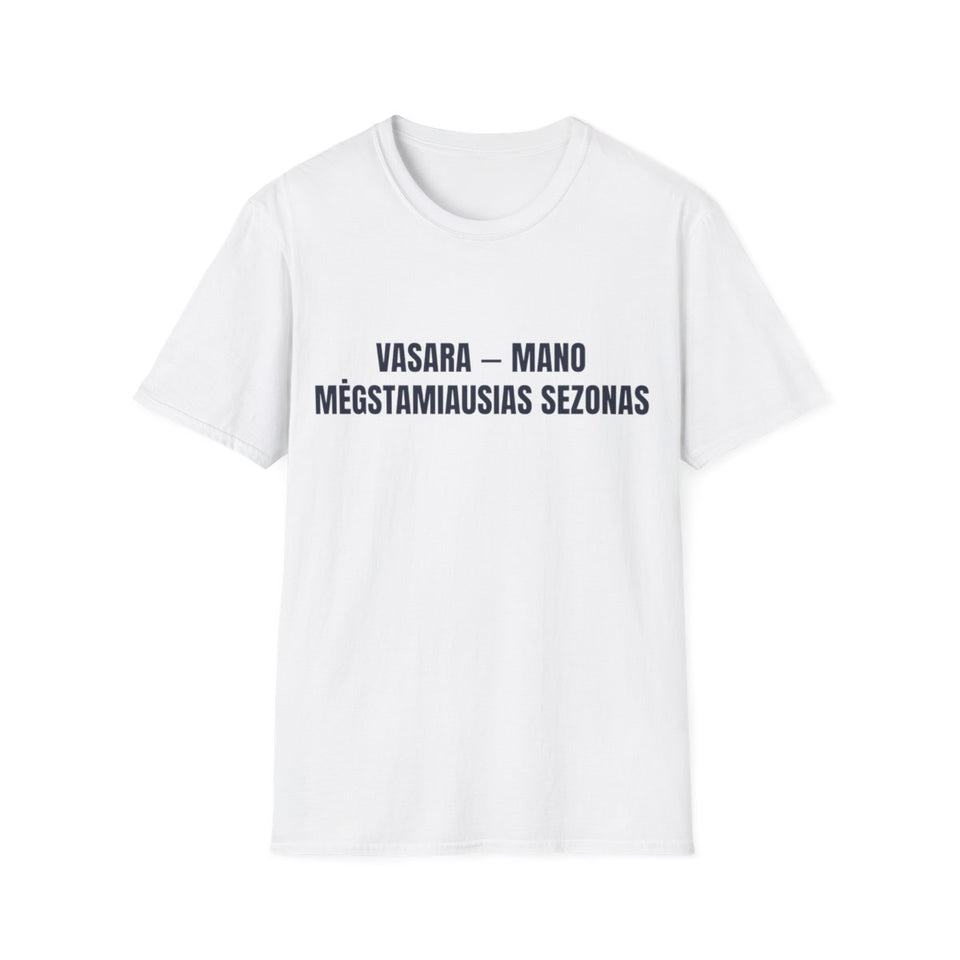 Vasaros šiluma lieka — Marškinėliai, spaudos vaizdas