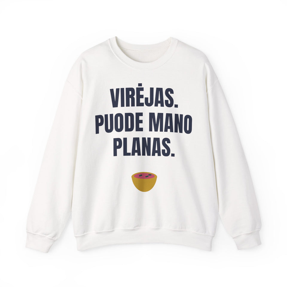 Virėjas. Puode mano planas. — Džemperis, spauda priekyje