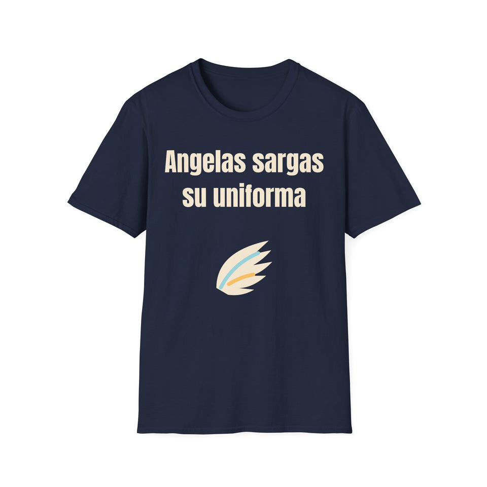 Angelas sargas su uniforma