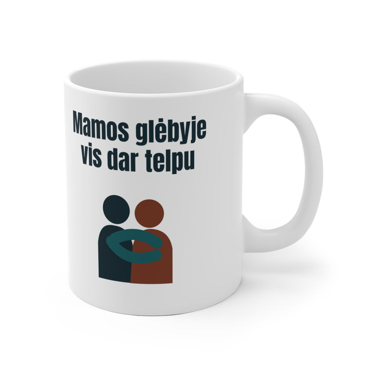 Mamos glėbyje vis dar telpu
