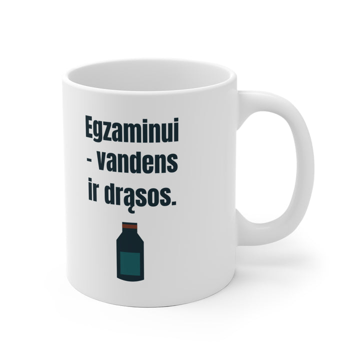 Egzaminui – vandens ir drąsos.