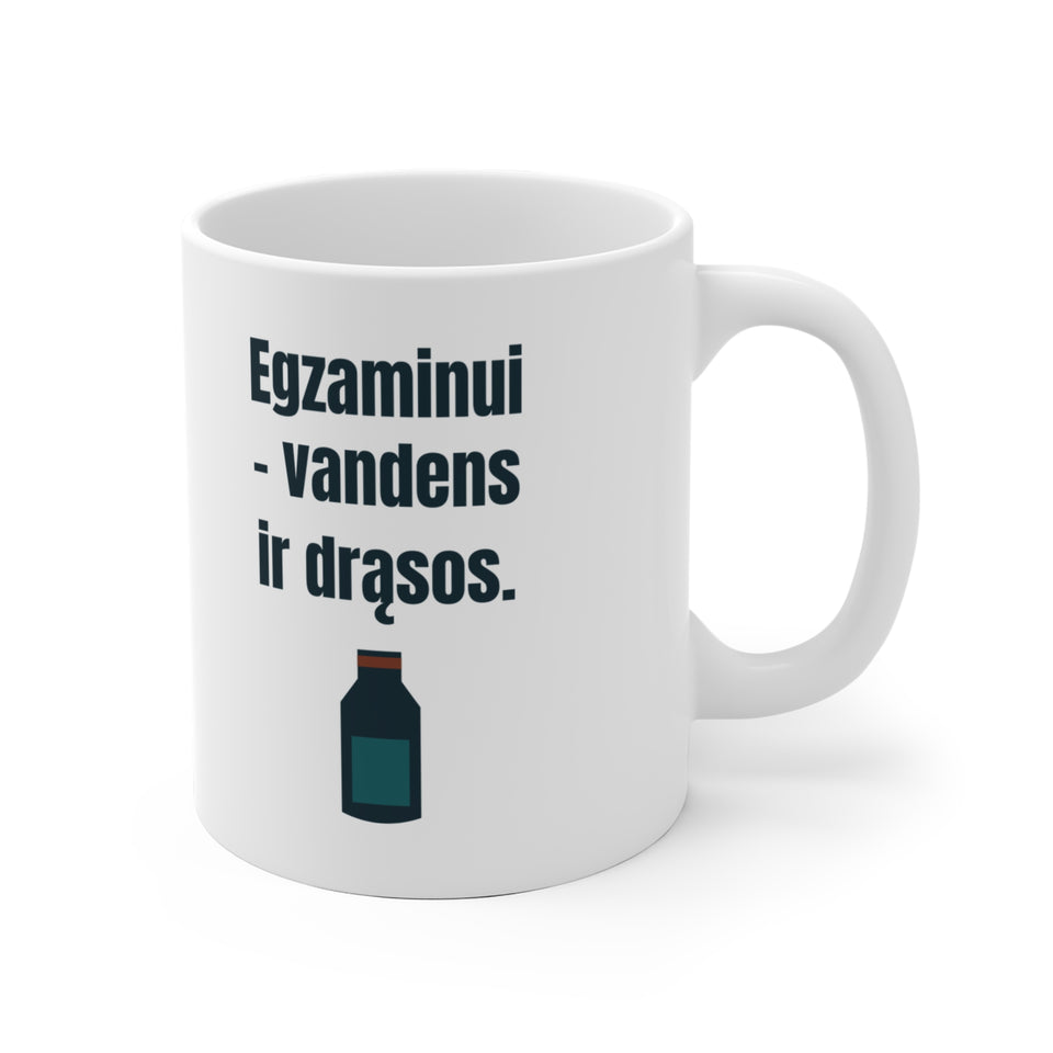 Egzaminui – vandens ir drąsos.
