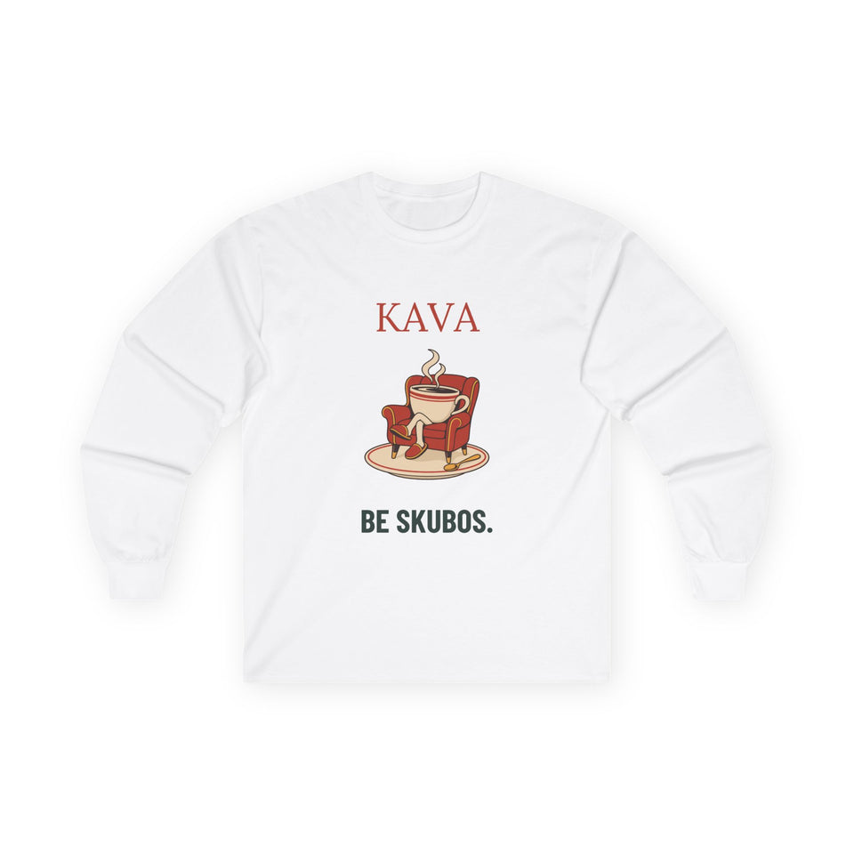 Kava be skubos — Ilgarankoviai marškinėliai, spaudos vaizdas