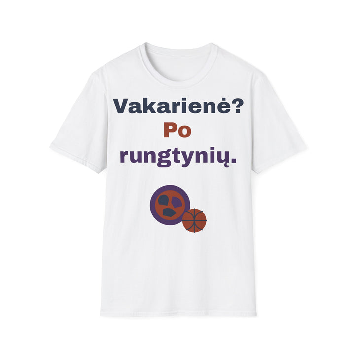Vakarienė? Po rungtynių.