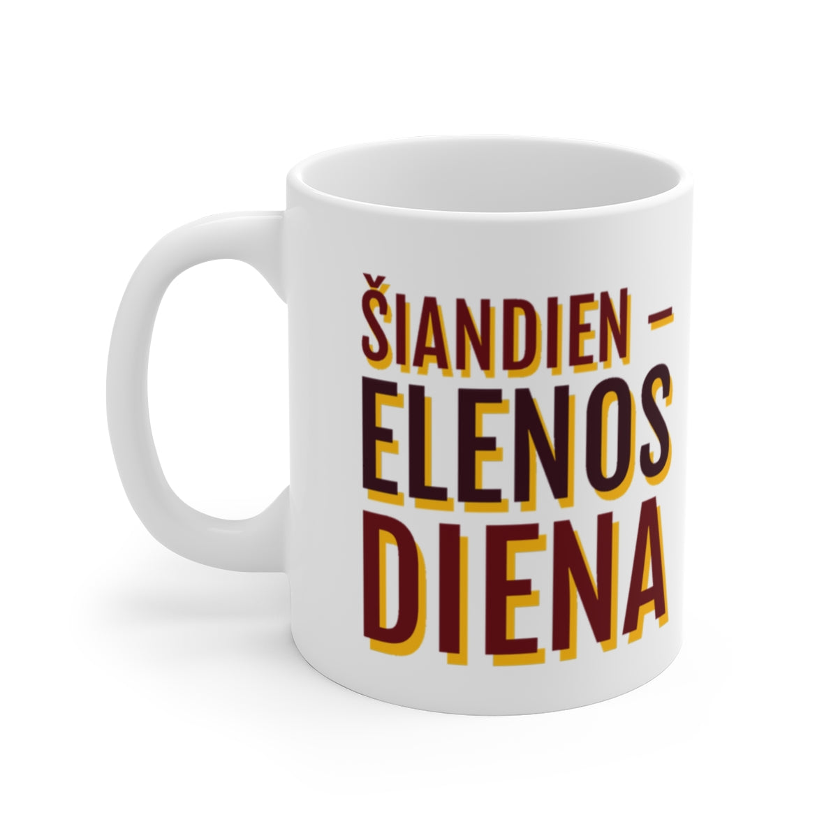Puodelis „Šiandien – Elenos diena“
