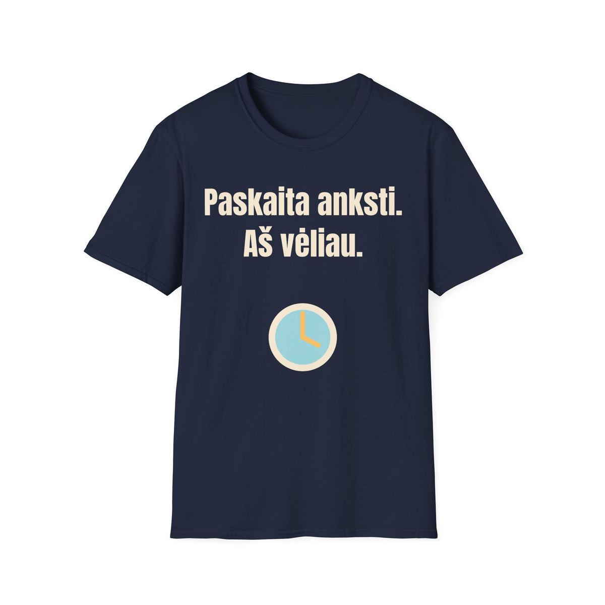 Paskaita anksti. Aš vėliau.