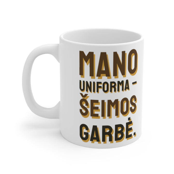 Mano uniforma – šeimos garbė.