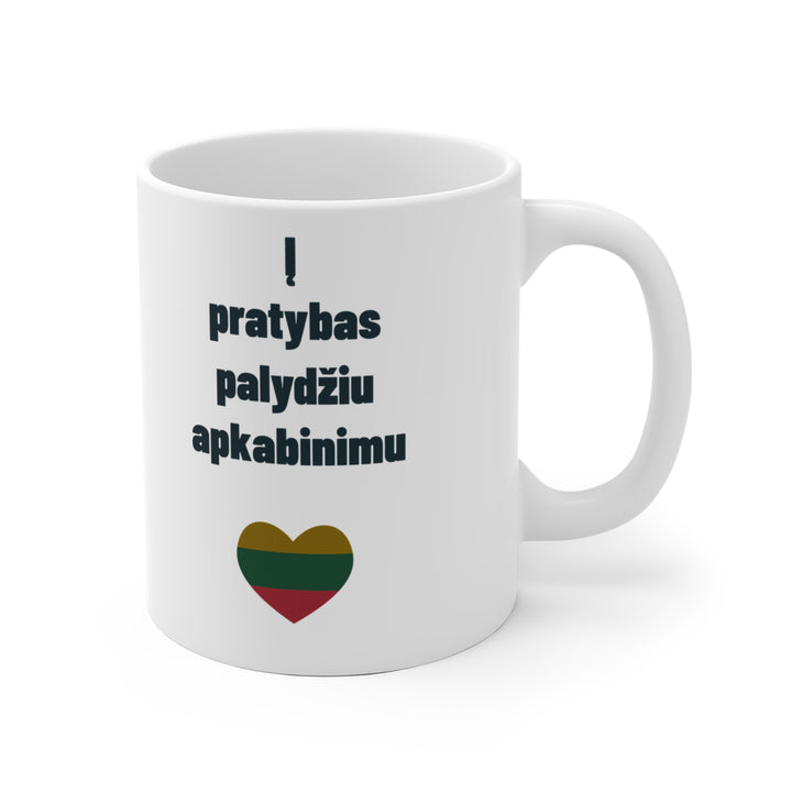Į pratybas palydžiu apkabinimu