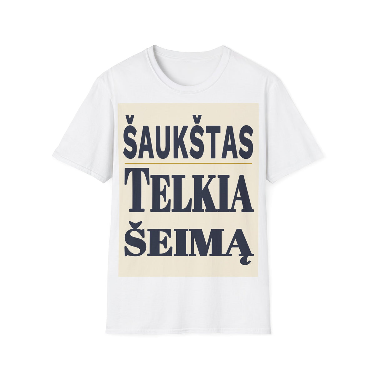Šaukštas telkia šeimą.